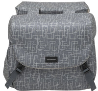 Dubbele Fietstas New Looxs Mondi Joy Double Mik 38 Liter 37 X 16 X 32 Cm (2X) - Ivy Grey