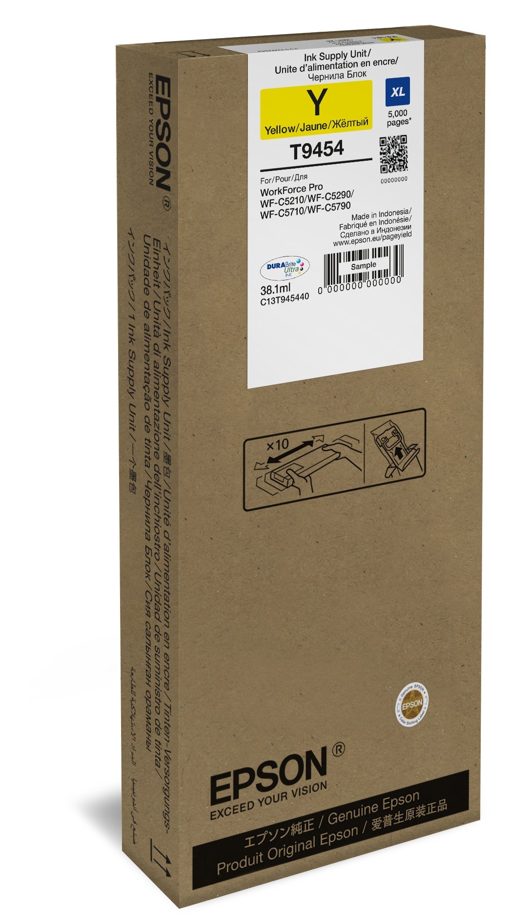 Epson Wf-C5Xxx Series Ink Cartr. Xl Yellow                 T 9454