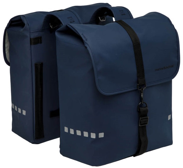 Dubbele Fietstas New Looxs Odense 39 Liter 34 X 16 X 38 (2X) - Donkerblauw