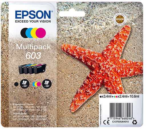 Epson Multipack 4-Colours 603                       T 03U6