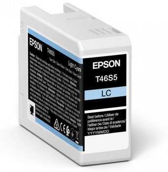 Epson Ink Cartridge Light Cyan T 46S5 25 Ml Ultrachrome Pro 10