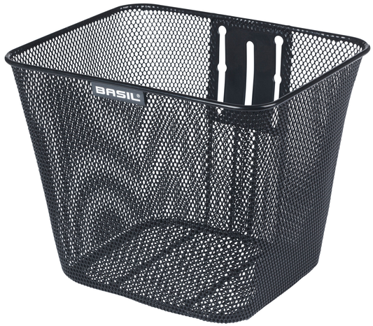 Fietsmand Basil Bilbao Met Vaste Montage 26 X 22 X 27 Cm - Zwart