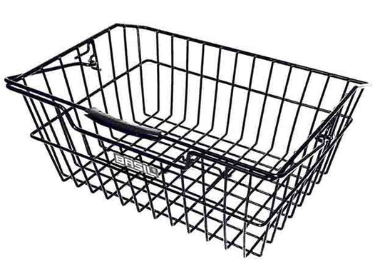 Fietsmand Basil Cairo Luxe 41 X 32 X 17 Cm Met Dragerbevestiging - Zwart