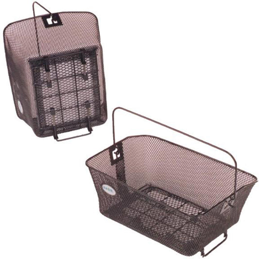 Fietsmand Basil Como Met Dragerbevestiging 41 X 31 X 20 Cm - Zwart