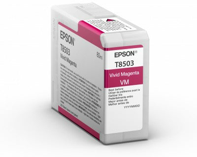 Epson Ink Cartridge Viv. Magenta T 850 80 Ml             T 85030N
