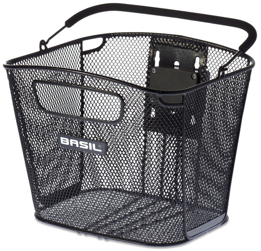 Fietsmand Basil Bold Front Kf 28 X 34 X 27 Cm - Zwart