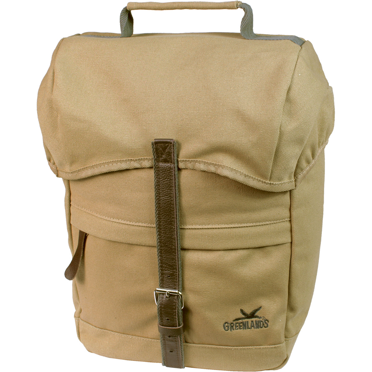 Enkele Fietstas Greenlands Canvas Travel 20 Liter 30 X 37 X 17 Cm - Camel