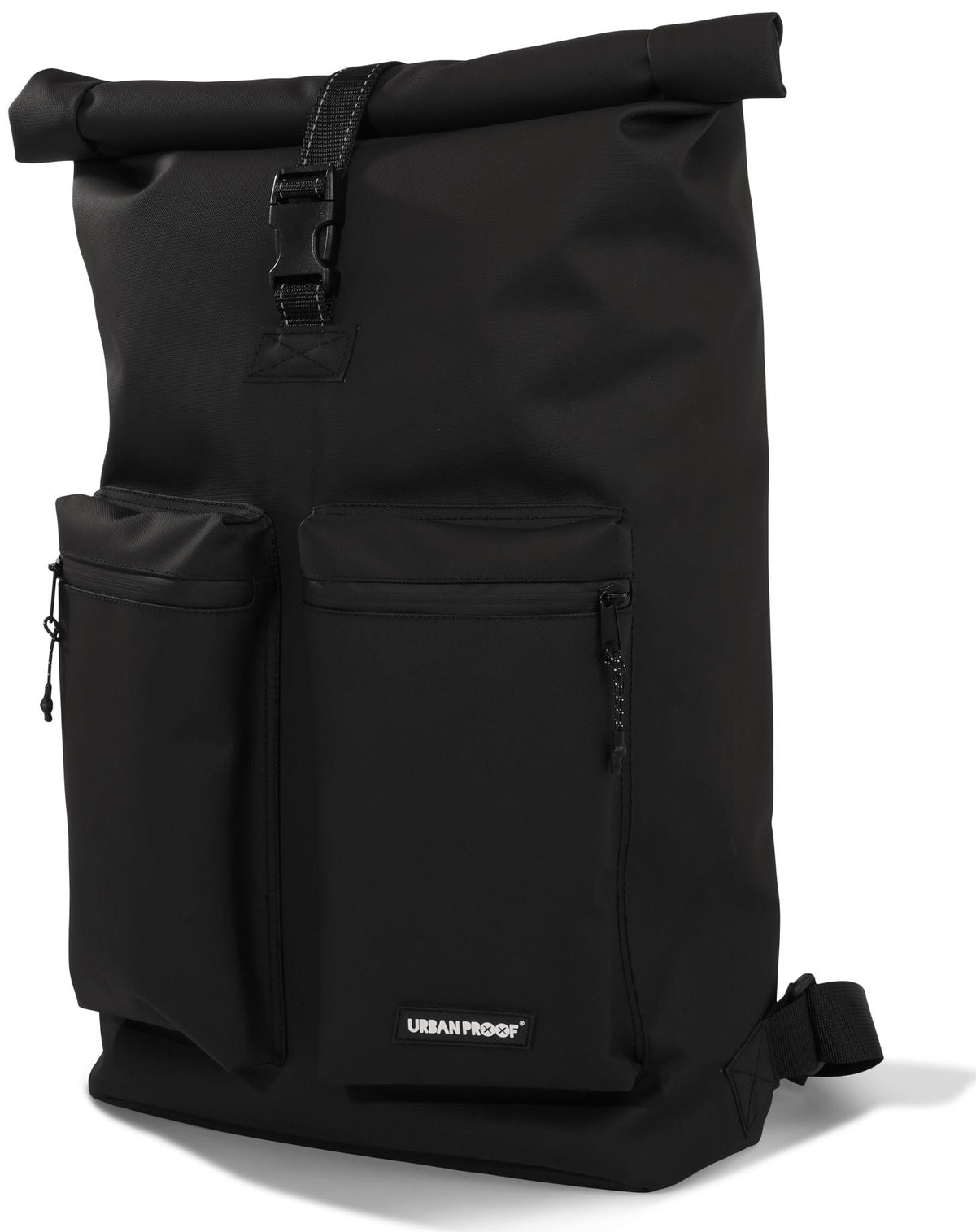 Gerecyclede Shopper Fietstas Urban Proof Rolltop Backpack 20 Liter  34 X 13 X 46 Cm - Zwart