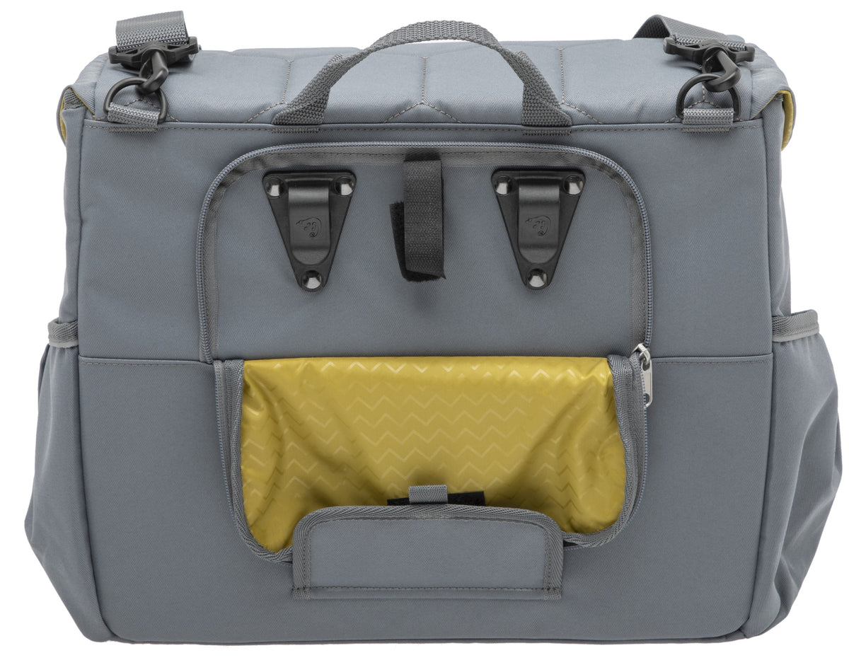 Enkele Fietstas New Looxs Mondi Joy Single 18,5 Liter 36 X 16 X 32 Cm - Quilted Grey