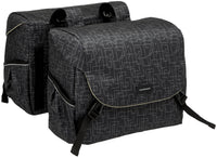 Dubbele Fietstas New Looxs Mondi Joy Double Rt 38 Liter 37 X 16 X 32 Cm (2X) - Ivy Black