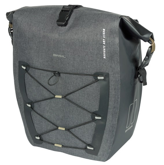 Enkele Tas Basil Navigator Storm L Mik 25-31L 15 X 27 X 41 Cm - Zwart