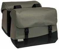 Dubbele Fietstas New Looxs Joli 37 Liter 38 X 18 X 29 Cm (2X) - Zwart/Groen