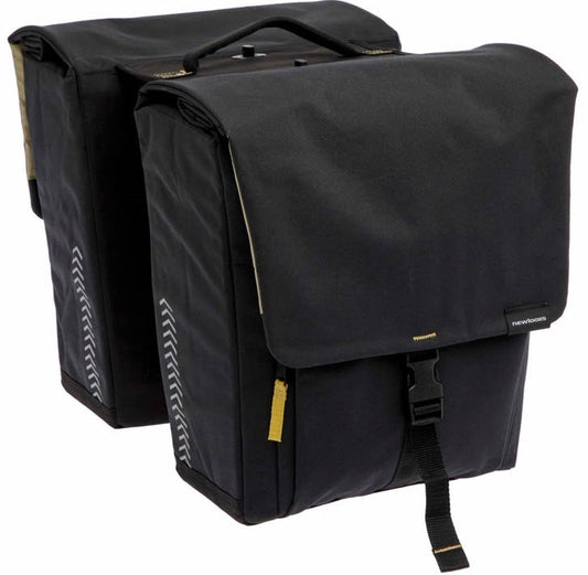 Dubbele Fietstas New Looxs Tulum 32 Liter 35 X 17 X 37 Cm (2X) - Zwart Afneembaar
