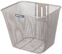 Fietsmand Basil Bilbao Met Vaste Montage 26 X 22 X 27 Cm - Nude Metallic
