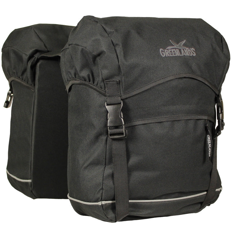 Dubbele Fietstas Greenlands Travel Bag 40 Liter 30 X 37 X 17 (2X) - Zwart