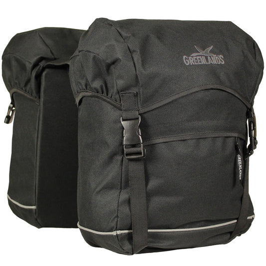 Dubbele Fietstas Greenlands Travel Bag 40 Liter 30 X 37 X 17 (2X) - Zwart