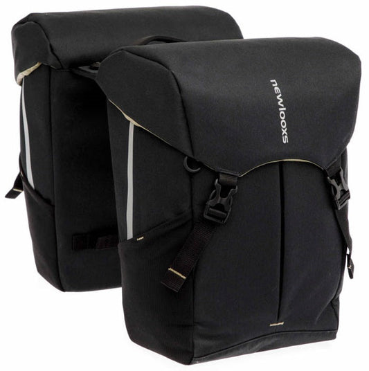 Dubbele Fietstas New Looxs Sports Mik 40 Liter 32 X 18 X 40 Cm (2X) - Zwart