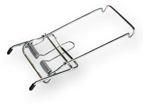Clip-On Bagagedrager Steco Met Veer - Zilver