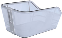 Fietsmand Basil Cento Tech Fiber Wsl Met Bagagedragerbevestiging  21 Liter 46 X 34 X 25 Cm - Ice Blauw Zilver
