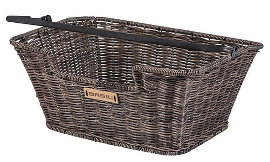 Fietsmand Basil Capri Rattan Look 42 X 32 X 20 Cm - Nature Brown