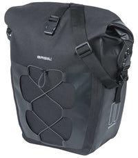 Enkele Tas Basil Navigator Waterproof L Mik 25-31L 14 X 26 X 42 Cm - Zwart
