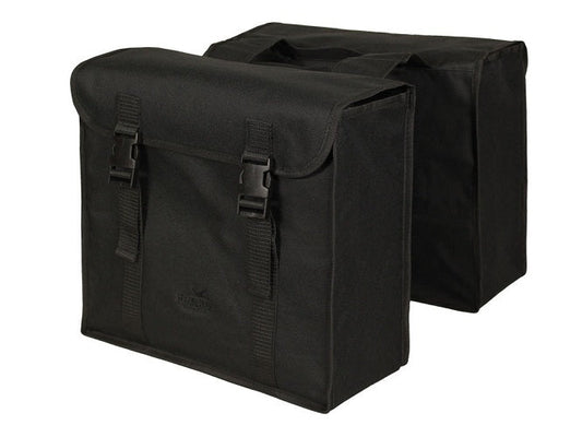Dubbele Fietstas Greenlands 34 Liter 37 X 33 X 14Cm (2X)  - Zwart / Zwart