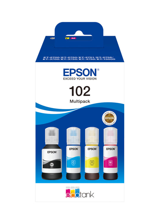 Epson Ecotank 4-Colour Multipack T 102                     T 03R6