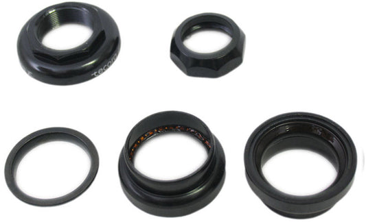 Balhoofdset Tecora 1" > 1 1/8" Semi-Geïntegreerd Met Draad - Zwart