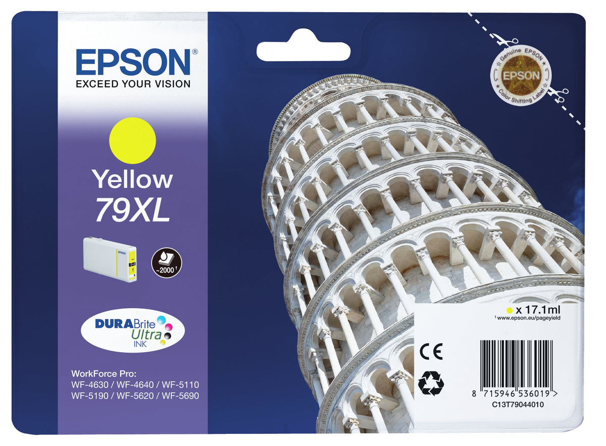 Epson Durabrite Ultra Ink 79 Xl Ink Cartridge Yellow T 7904