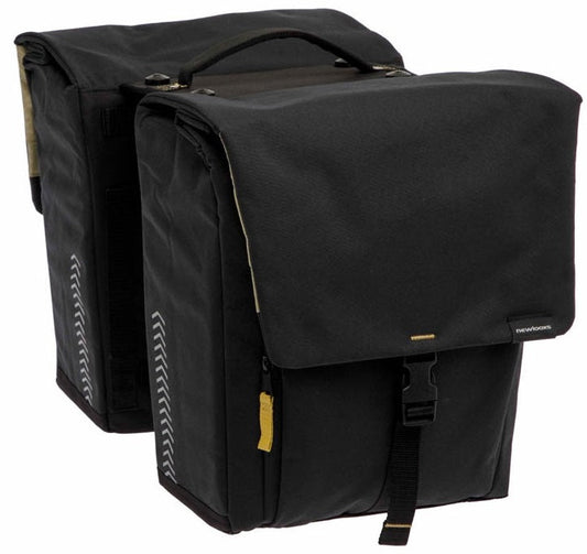 Dubbele Fietstas New Looxs Tulum Mik 32 Liter 35 X 17 X 37 Cm - Zwart
