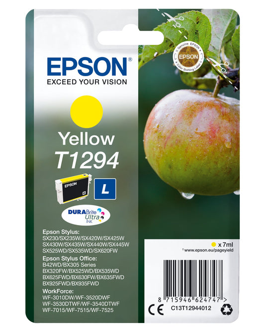 Epson Ink Cartridge Yellow Durabrite T 129           T 1294