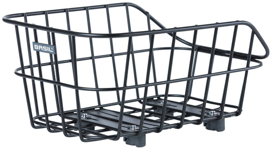 Fietsmand Basil Cento Met Wsl-Systeem 22 Liter 45 X 32 X 21 Cm - Mat Zwart