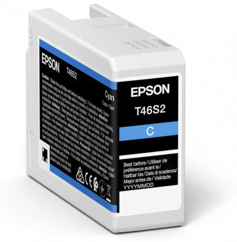 Epson Ink Cartridge Cyan T 46S2 25 Ml Ultrachrome Pro 10