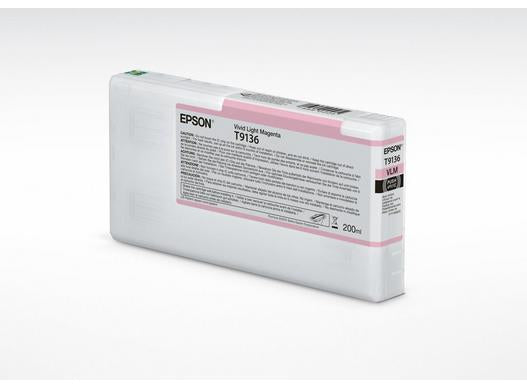 Epson Ink Cartridge Vivid Light Magenta T 913 200 Ml     T 9136N