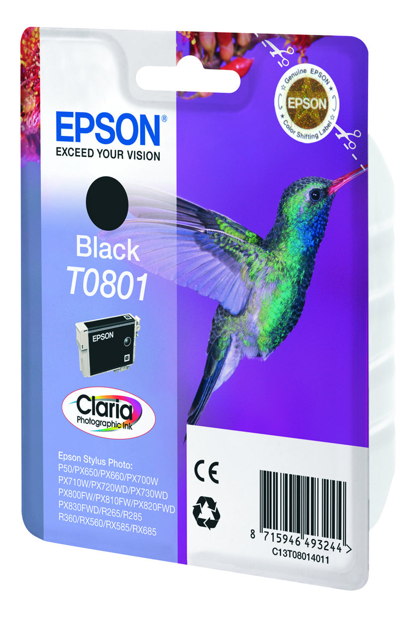Epson Ink Cartridge Black T 080                     T 0801