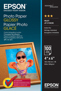 Epson Photo Paper Glossy 10X15 Cm 100 Sheets 200 G