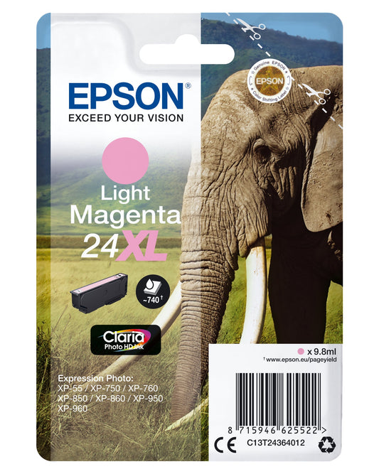 Epson Ink Cartridge Xl Light Magenta Claria Photo Hd   T 2436