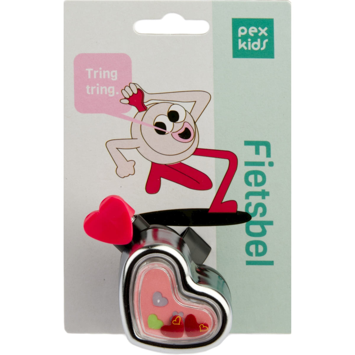 Pexkids Fietsbel Hartje