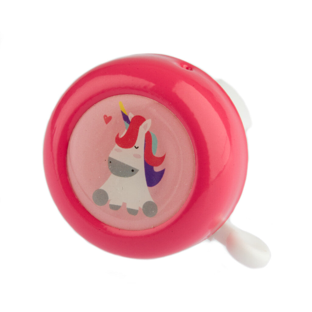 Fietsbel Pexkids Unicorn - Roze/Wit