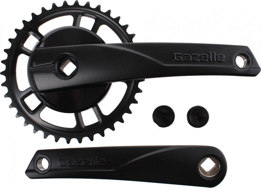 Crankstel 38T Gazelle Strixvaria 170Mm Crankarm - Zwart
