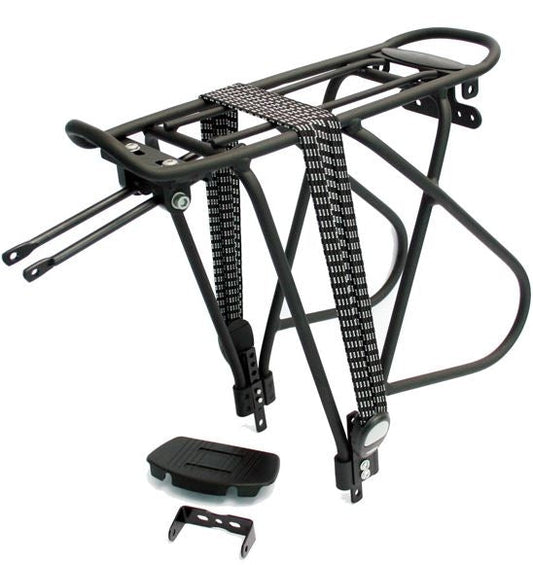 Achterdrager 26/28" Massload Verstelbaar - Mat Zwart