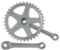 Crankstel 36T Vinty 1/8" Spieloos 130Mm Staal - Zilver