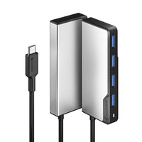 Alogic Fusion Swift Usb-C 4-Port Hub Space Gray