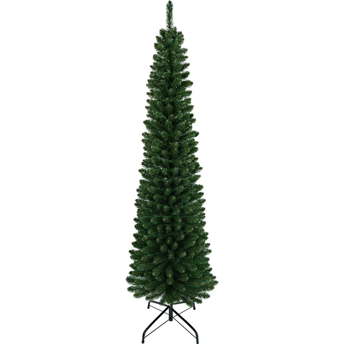 Kerstboom - Smalle Kunstkerstboom - 180 Cm - Metalen Standaard