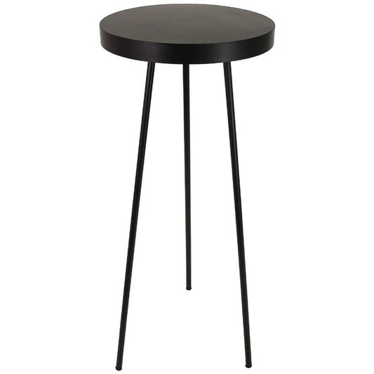 Round Table - Black Metal - Ø42,5 X ↑ 98 Cm