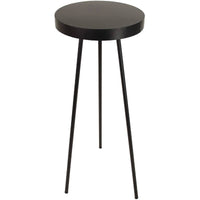 Round Table - Black Metal - Ø 42,5  X ↑ 88 Cm