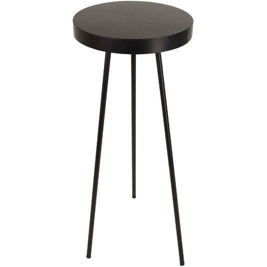 Round Table - Black Metal - Ø 42,5  X ↑ 88 Cm