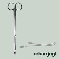 Terrarium Scissors - Metal - 25 Cm - Extra Long - Curved Blades - Stainless Steel