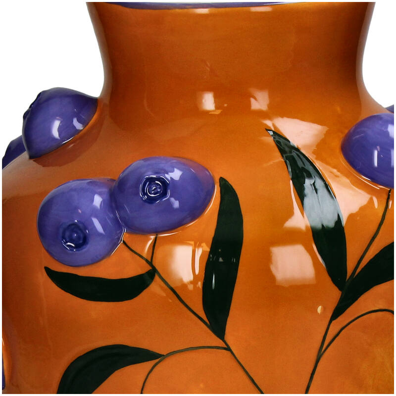 Vase Blueberry Dolomite - 30 Cm