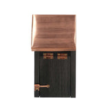 Winter Wren Birdhouse - Nesting Box - Black Copper